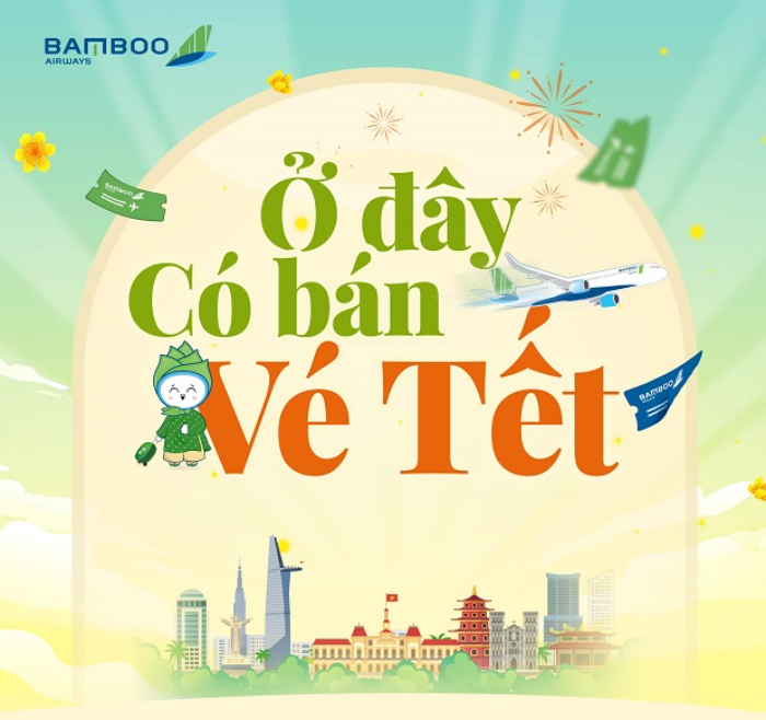 vé máy bay Tết Bamboo Airways 2024